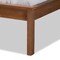 Baxton Studio Giuseppe Modern and Contemporary Walnut Brown Finished Full Size Platform Bed 183-11048-Zoro - alternate 9